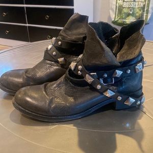 Leather Motorcycle Boots